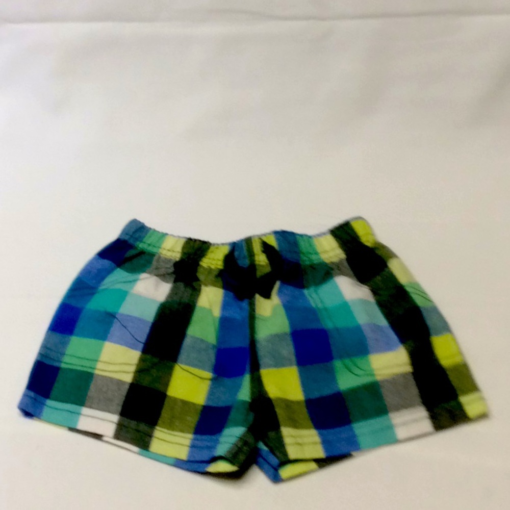 3/$12 Randiant Lime Checkered Short Pants.